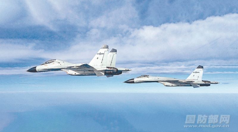 海军航空大学某团飞行训练影像